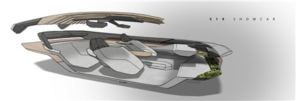 Audi AI:ME Concept, 2019 - Design Sketch - Interior