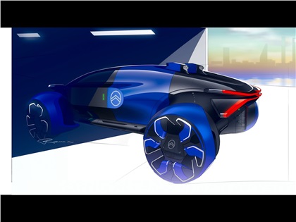 Citroen 19_19 Concept, 2019 - Design Sketch