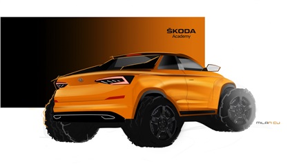 Skoda Mountiaq, 2019 - Design Sketch