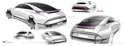 Hyundai Prophecy Concept, 2020 - Design Sketch