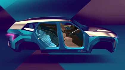 BMW Concept XM, 2021 – Design Sketch