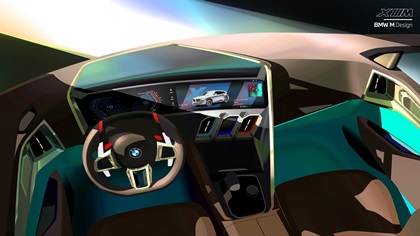 BMW Concept XM, 2021 – Design Sketch – Interior