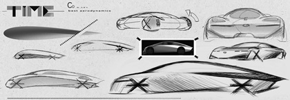 GAC TIME Concept, 2021 – Design Sketch