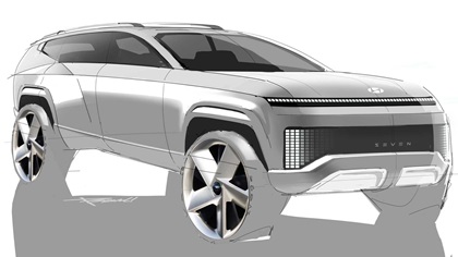 Hyundai SEVEN Concept, 2021 – Design Sketch