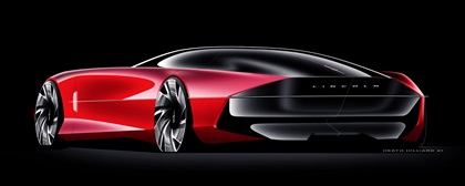 Lincoln Model L100 Concept, 2022 – Design Sketch