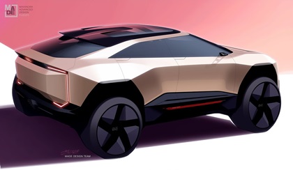 Mahindra BE.05 Concept, 2022 – Design Sketch