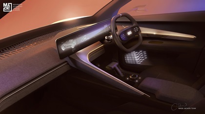 Mahindra BE.05 Concept, 2022 – Design Sketch – Interior