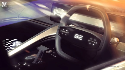 Mahindra BE.05 Concept, 2022 – Design Sketch – Interior