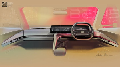 Mahindra BE.05 Concept, 2022 – Design Sketch – Interior