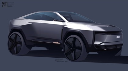 Mahindra BE.09 Concept, 2022 – Design Sketch
