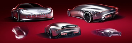 Mercedes Vision AMG Concept, 2022 – Design Sketch