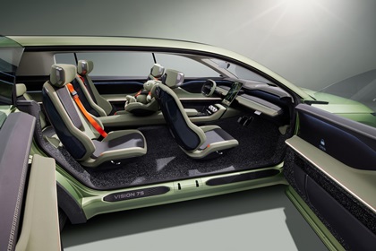Skoda Vision 7S Concept, 2022 – Interior