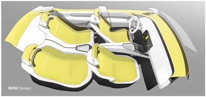 BMW Vision Neue Klasse Concept, 2023 – Design Sketch – Interior