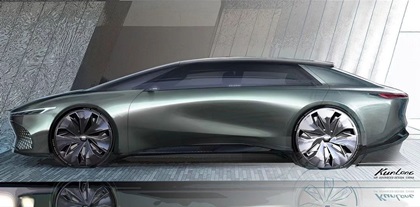 Buick Proxima Concept, 2023 – Design Sketch by Kunlong Xie