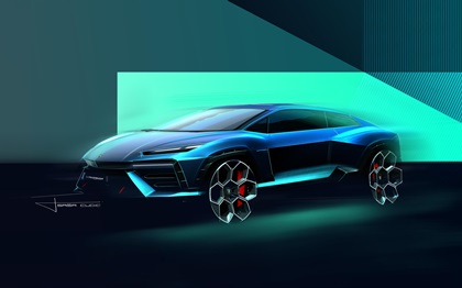 Lamborghini Lanzador Concept, 2023 – Design Sketch