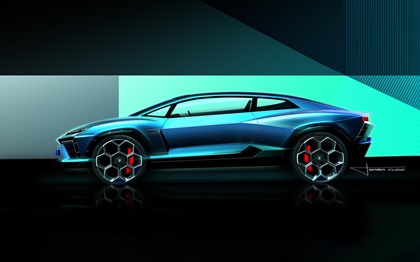 Lamborghini Lanzador Concept, 2023 – Design Sketch