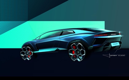 Lamborghini Lanzador Concept, 2023 – Design Sketch