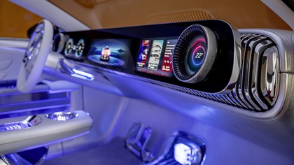 Mercedes-Benz Concept CLA Class, 2023 – Advanced MBUX Superscreen delivers new level of personalisation leveraged with real-time graphics