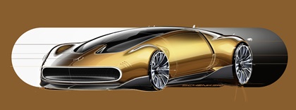 Mercedes-Benz Vision One-Eleven Concept, 2023 – Design Sketch by Matthias Schenker