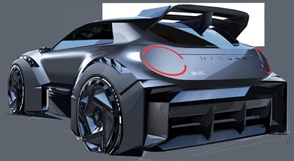 Nissan Concept 20-23, 2023 – Design Sketch
