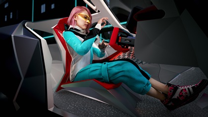 Nissan Hyper Punk Concept, 2023 – Interior