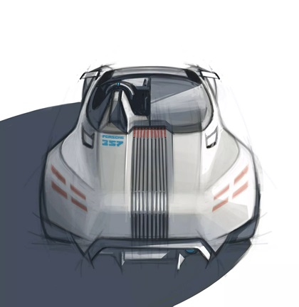 Porsche Vision 357 Speedster, 2023 – Design Sketch