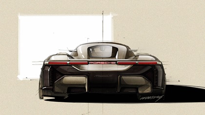 Porsche Mission X Hypercar Concept, 2023 – Design Sketch by Woosong Chung