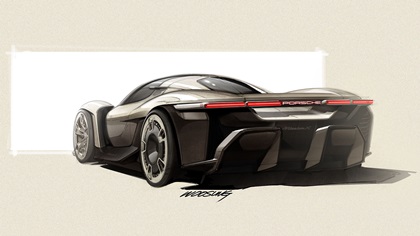 Porsche Mission X Hypercar Concept, 2023 – Design Sketch by Woosong Chung