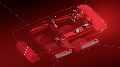 Volkswagen ID. GTI Concept, 2023 – Design Sketch Interior
