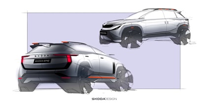 Skoda Epiq Concept, 2024 – Design Sketch