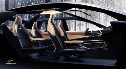 Volkswagen ID. Code Concept, 2024 – Design Sketch – Interior