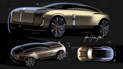 Bentley EXP 15 Concept, 2025 – Design Sketch