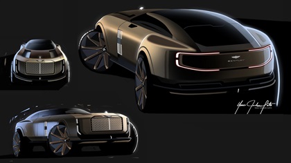 Bentley EXP 15 Concept, 2025 – Design Sketch