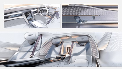Bentley EXP 15 Concept, 2025 – Design Sketch – Interior
