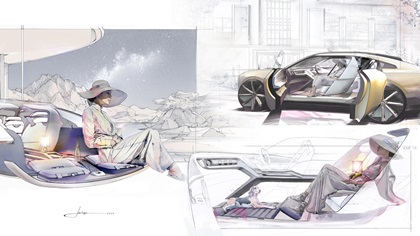 Bentley EXP 15 Concept, 2025 – Design Sketch – Interior