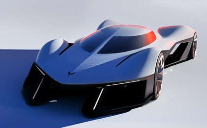 Chevrolet Corvette Concept – UK Advanced Design Studio, 2025 – Design Sketch