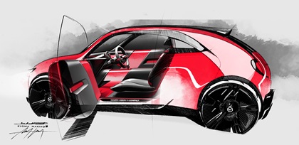 Mazda Vision X-Compact Concept, 2025 – Design Sketch