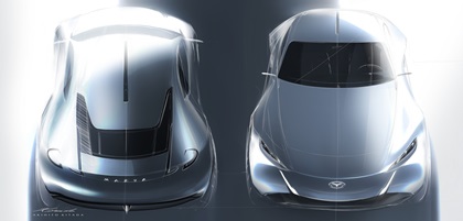 Mazda Vision X-Coupe Concept, 2025 – Design Sketch