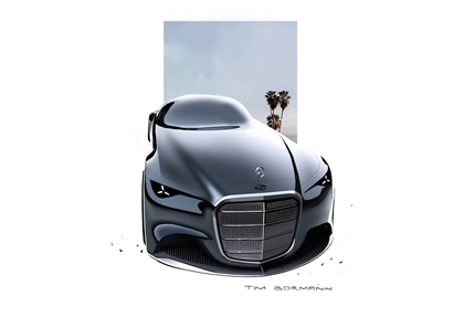 Mercedes-Benz Vision Iconic Concept, 2025 – Design Sketch