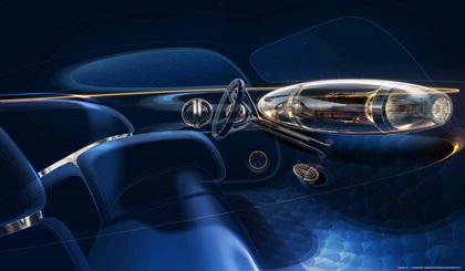 Mercedes-Benz Vision Iconic Concept, 2025 – Design Sketch – Interior