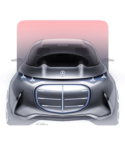 Mercedes-Benz Vision V Concept, 2025 – Design Sketch