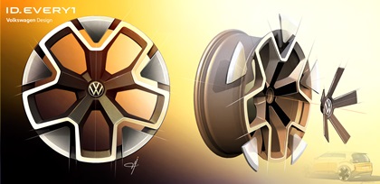 Volkswagen ID. EVERY1 Concept, 2025 – Design Sketch