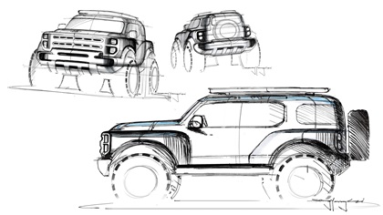Hyundai Boulder Concept, 2026 – Design Sketch