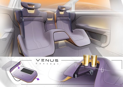 Hyundai Venus Concept, 2026 – Design Sketch – Interior