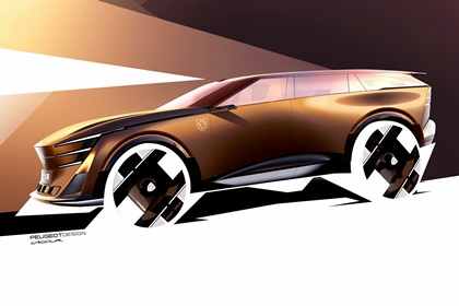 Peugeot Concept 8, 2026 – Design Sketch by Clément Lacour
