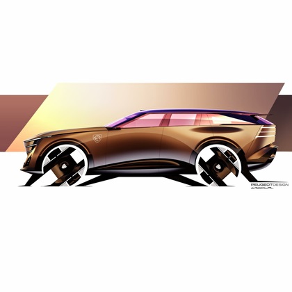 Peugeot Concept 8, 2026 – Design Sketch by Clément Lacour