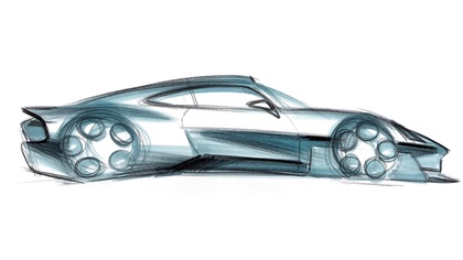 Porsche Mission S, Vision Model, 2026 – Design Sketch