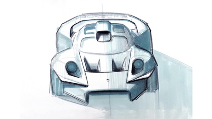 Porsche Mission S, Vision Model, 2026 – Design Sketch