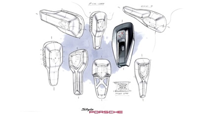 Porsche Mission S, Vision Model, 2026 – Design Sketch – Interior