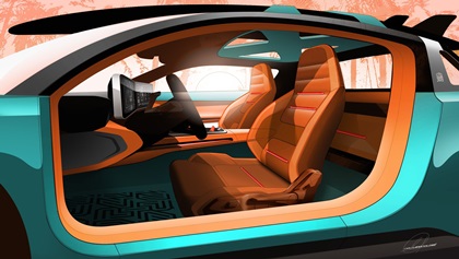 Renault R4 JP4x4 Concept, 2026 – Design Sketch – Interior